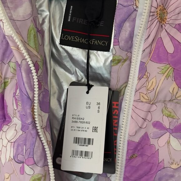 LoveShack Fancy Puffer Coat / Jacket - Picture 4 of 11